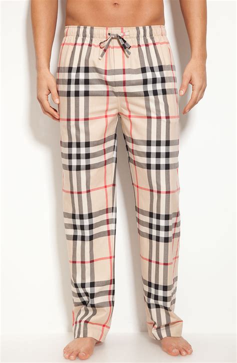 burberry pj|men's burberry pajama pants.